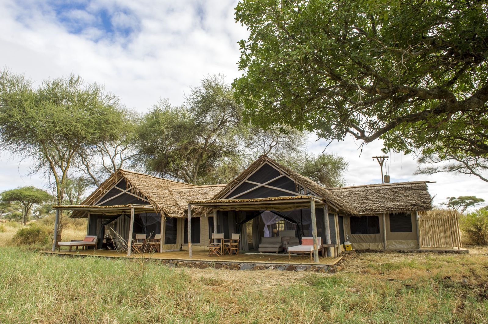 Tent exterior at Kuro Tarangire in Tanzania 