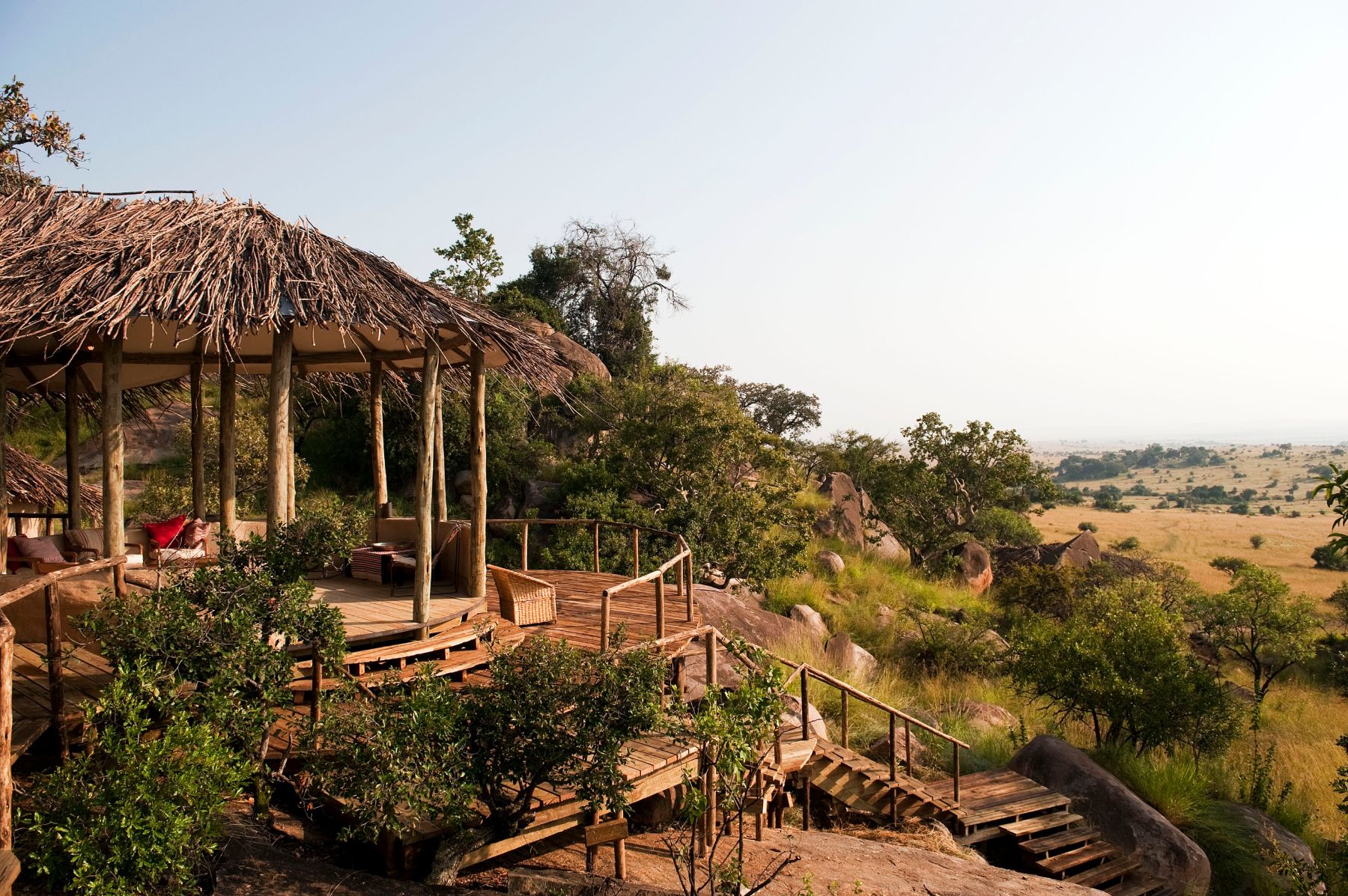 Exterior view of Lamai Serengeti in Tsnzania