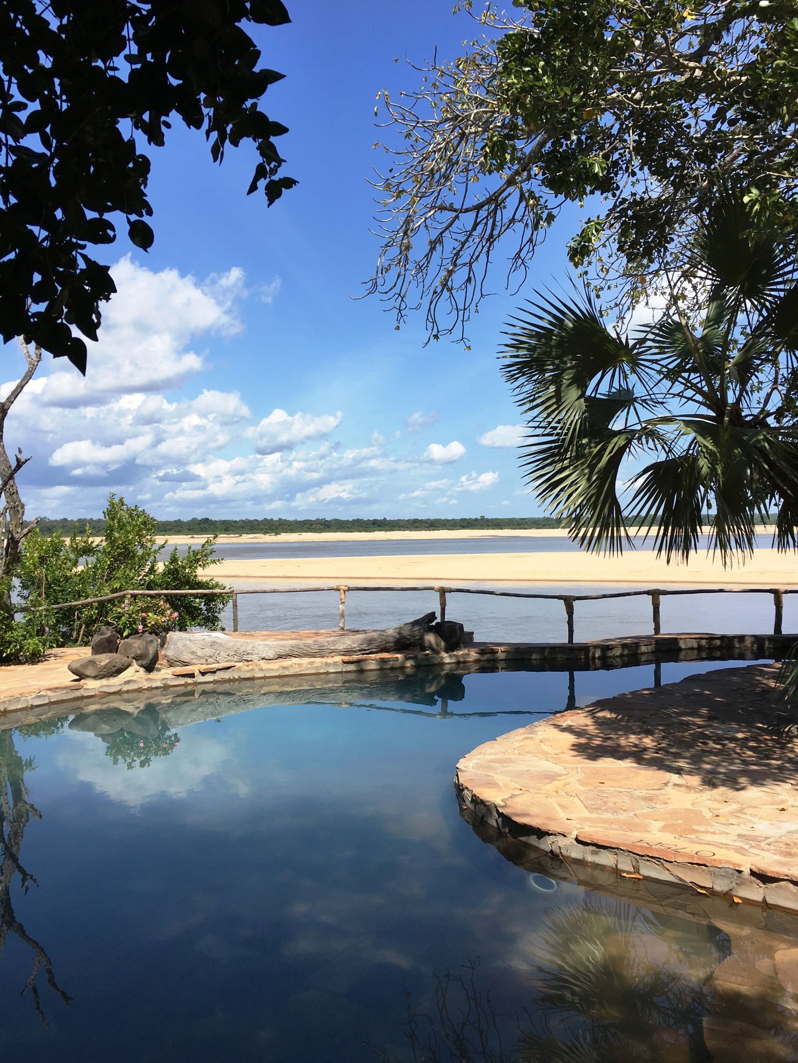 Pool at Sand Rivers Selous in Tanzania 