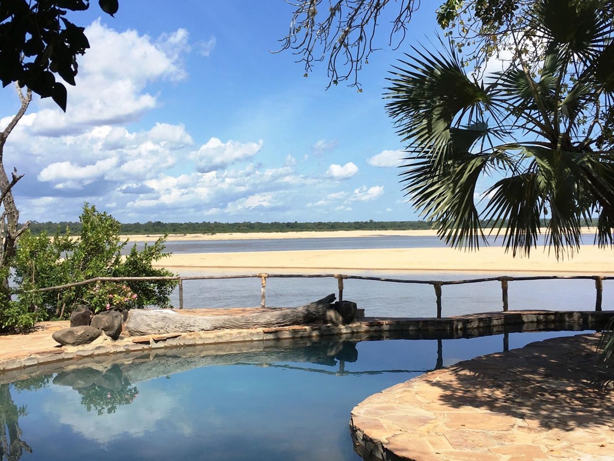 Pool at Sand Rivers Selous in Tanzania