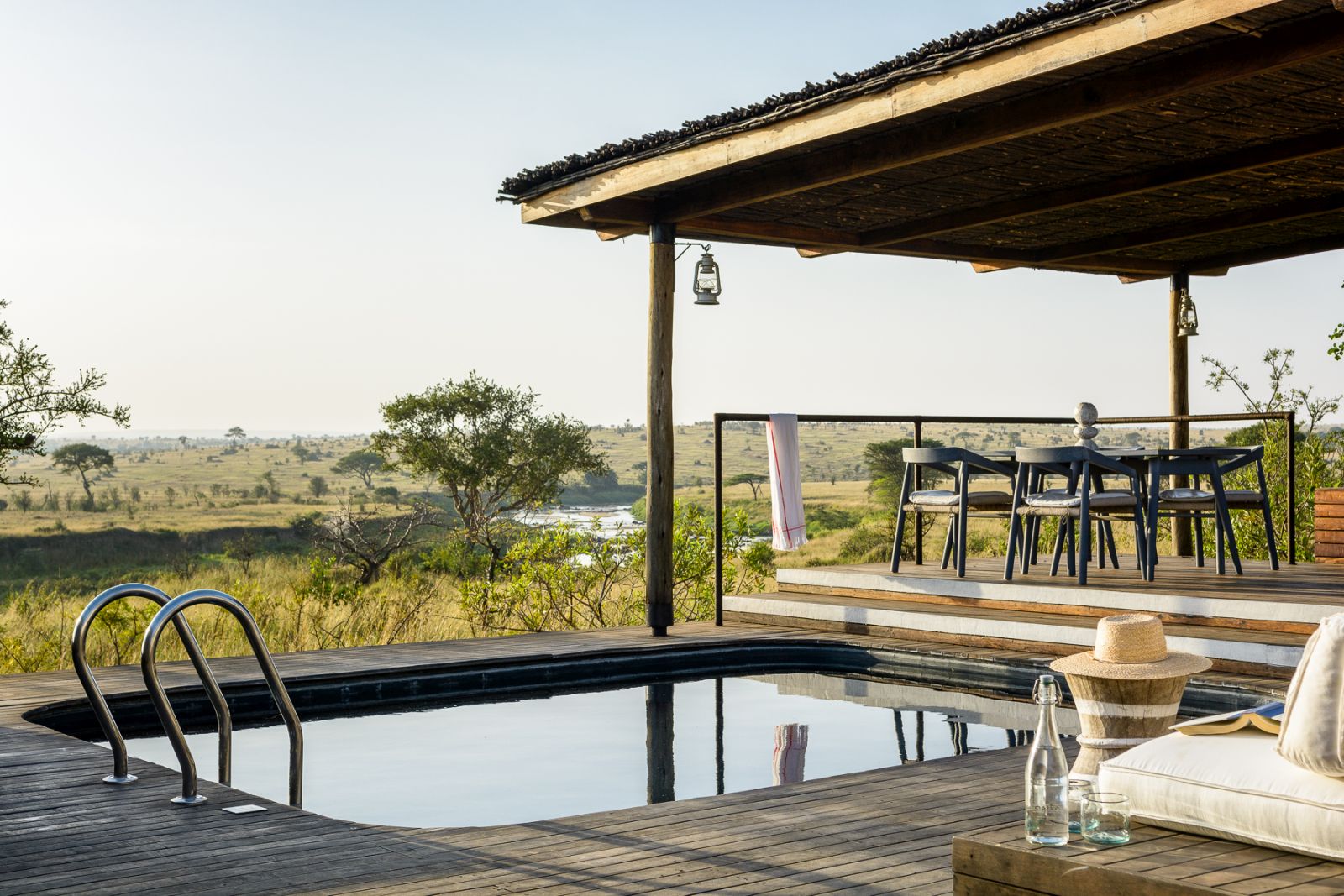 Pool at Singita Mara River Tented Camp in Tanzania 