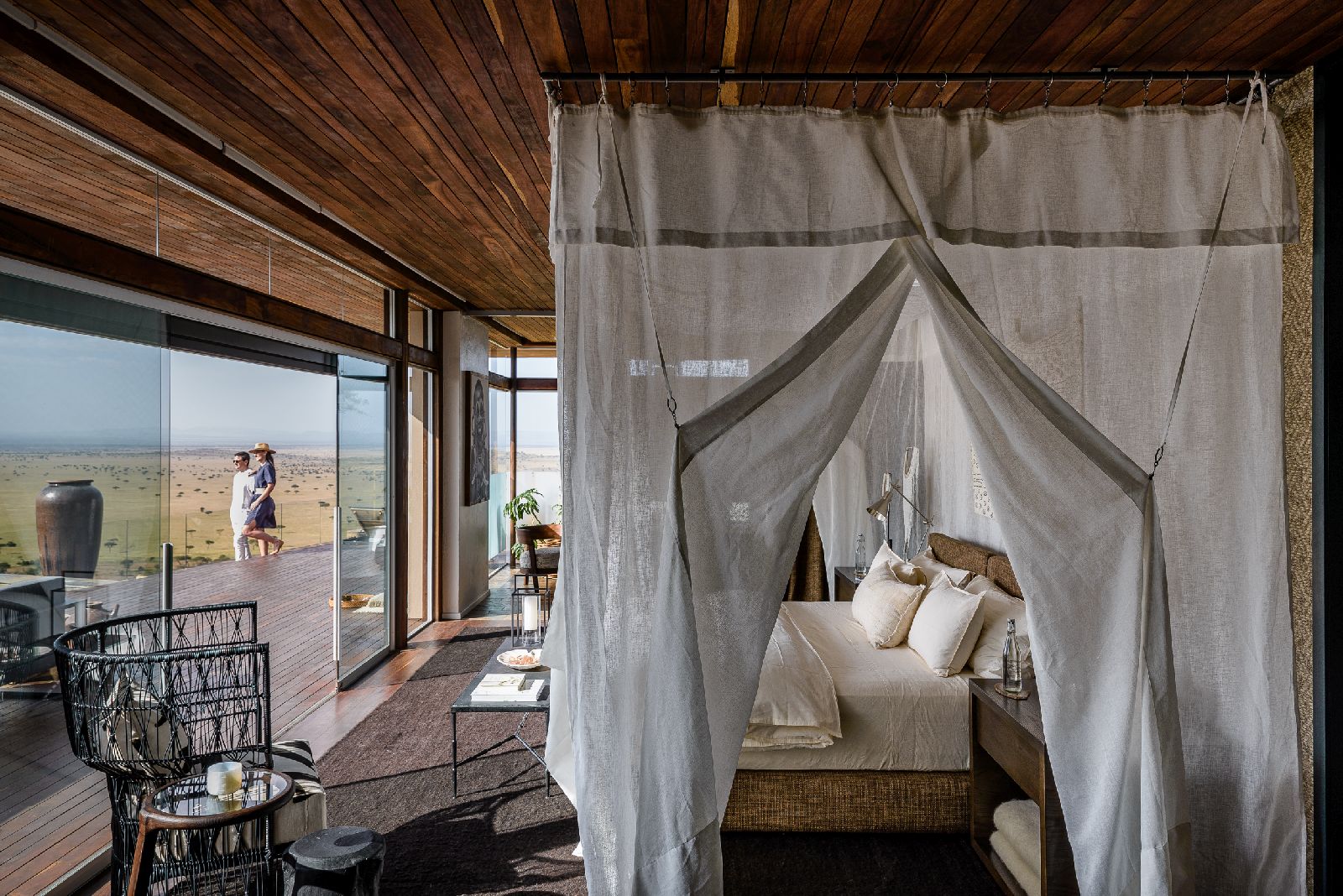 A Hillside Suite at Singita Sasakwa Lodge in Tanzania