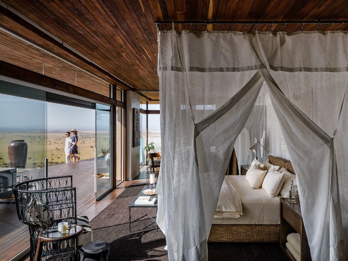 A Hillside Suite at Singita Sasakwa Lodge in Tanzania