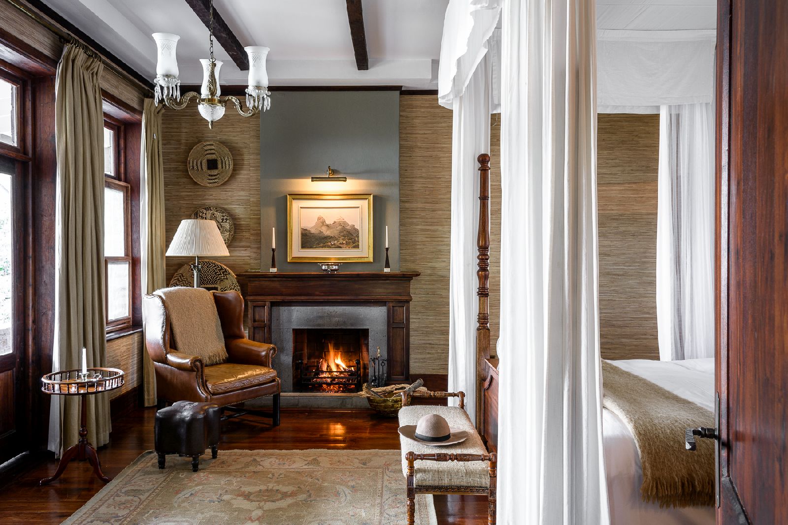 Guest room at Singita Sasakwa Lodge in Tanzania