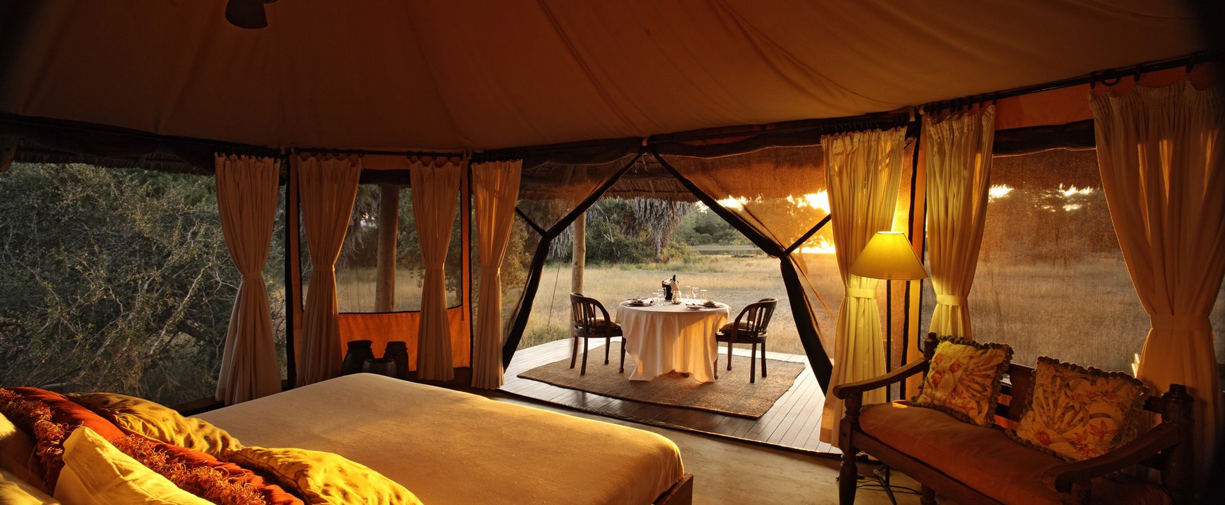 A view from the tent at Siwandu
