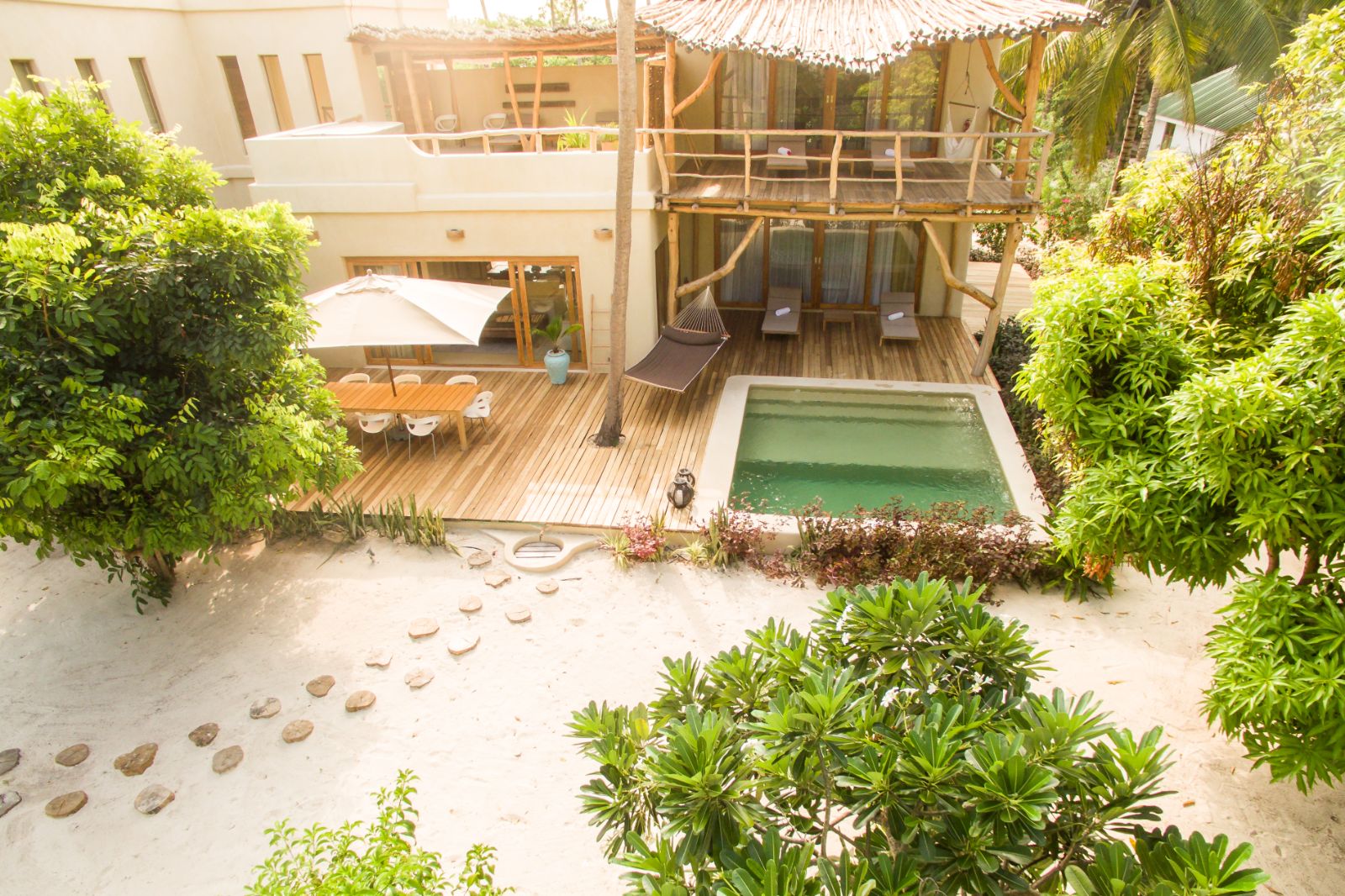 Villa private pool at White Sands resort in Zanzibar