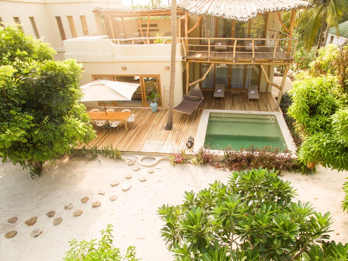 Villa private pool at White Sands resort in Zanzibar