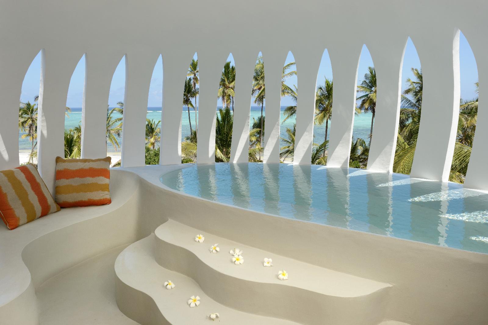 The plunge pool of Xanadu, Zanzibar