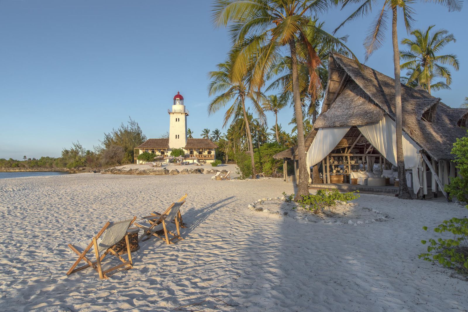 Exterior view of Fanjove Island in Tanzania
