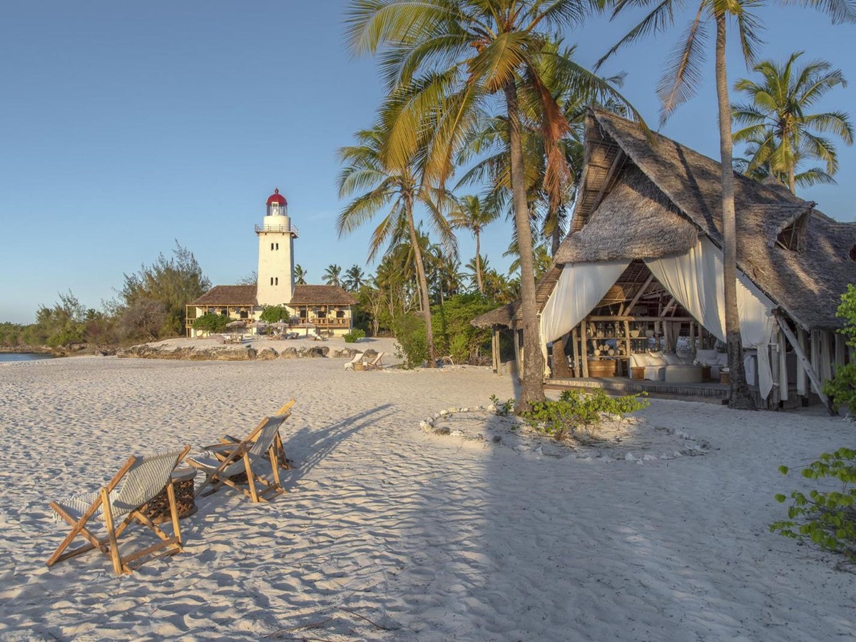 Exterior view of Fanjove Island in Tanzania