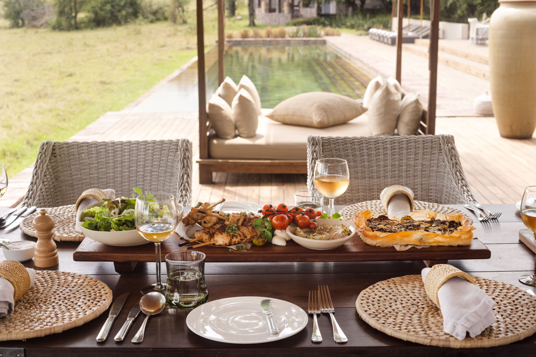 Cuisine served at Singita Serengeti House in Tanzania