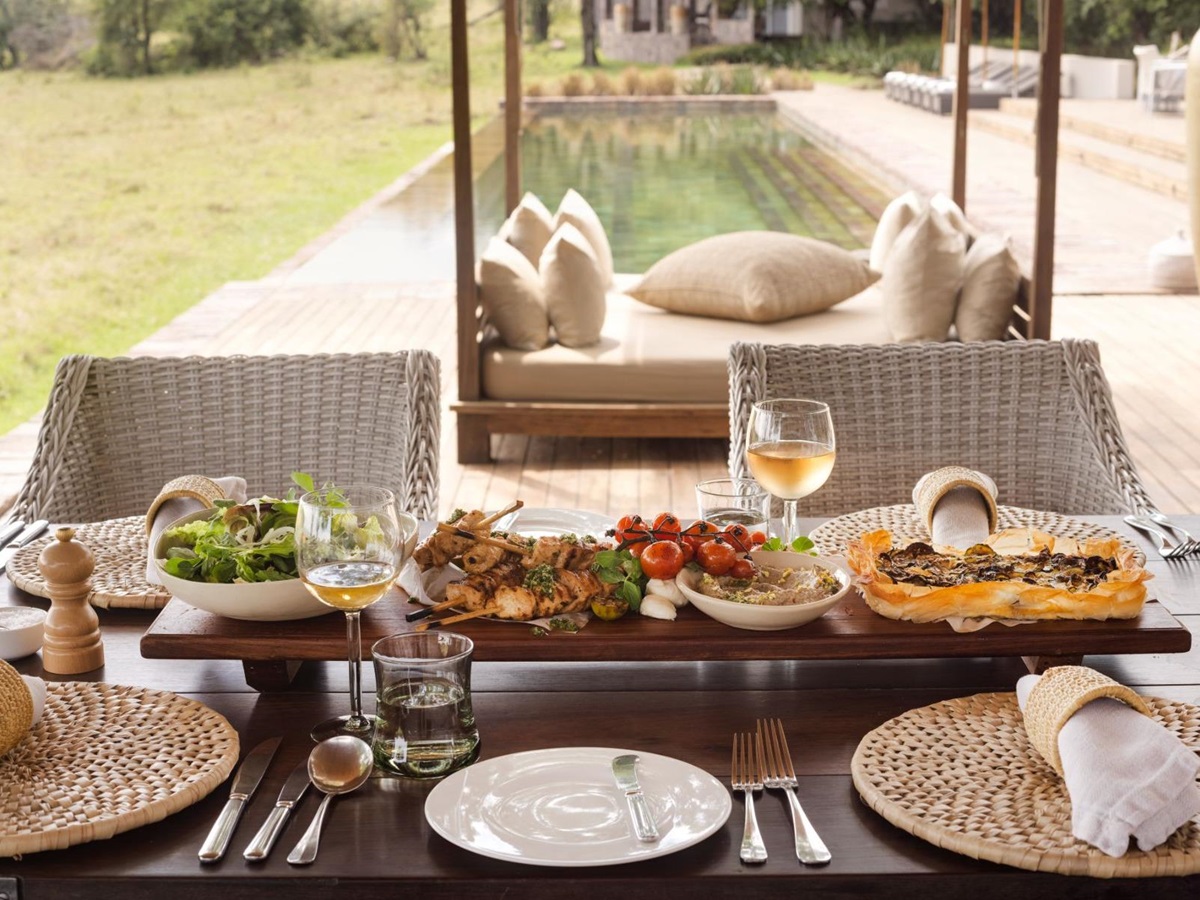 Cuisine served at Singita Serengeti House in Tanzania