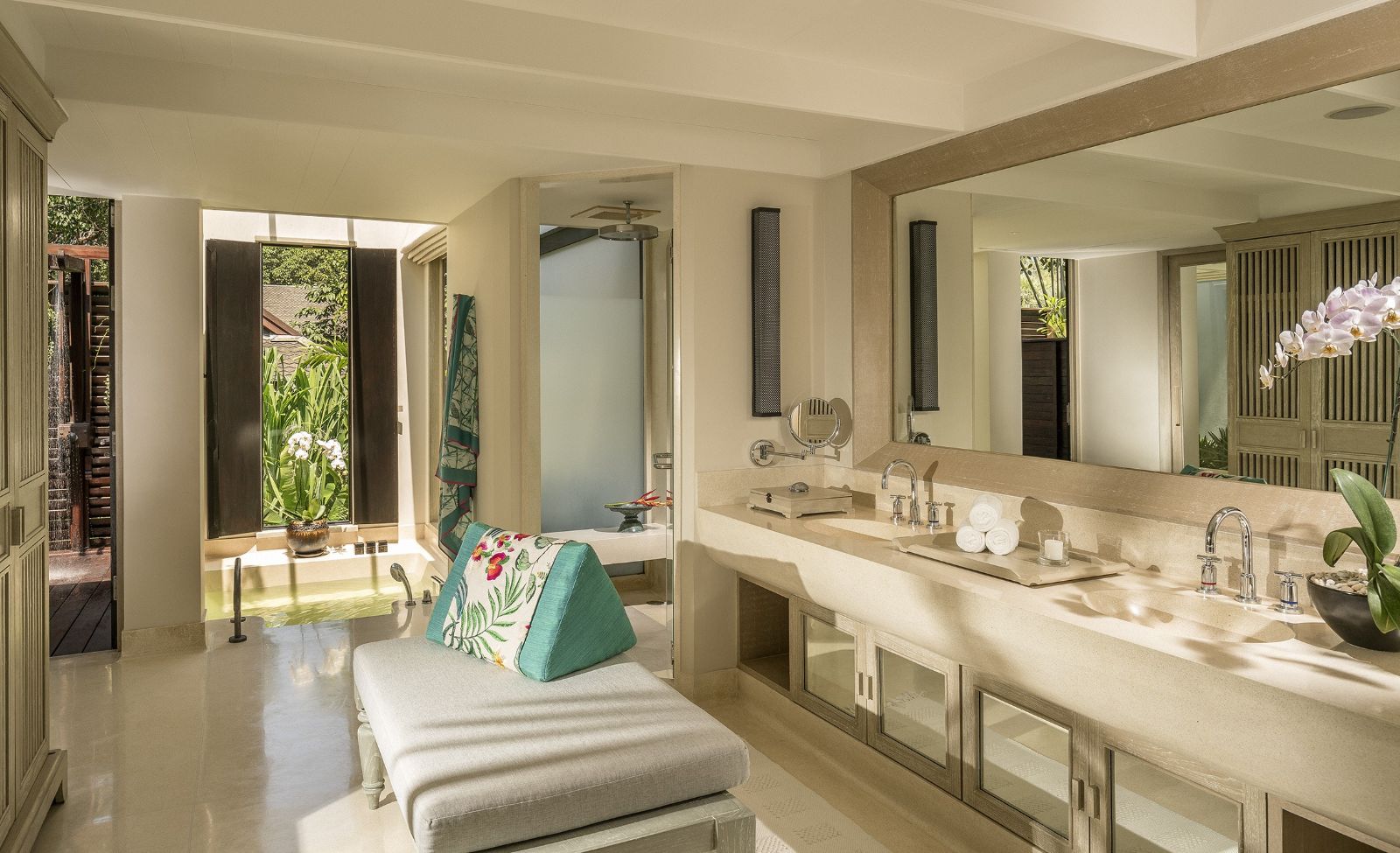 Royal Villa bathroom at Anantara Mai Khao Phuket Villas in Thailand