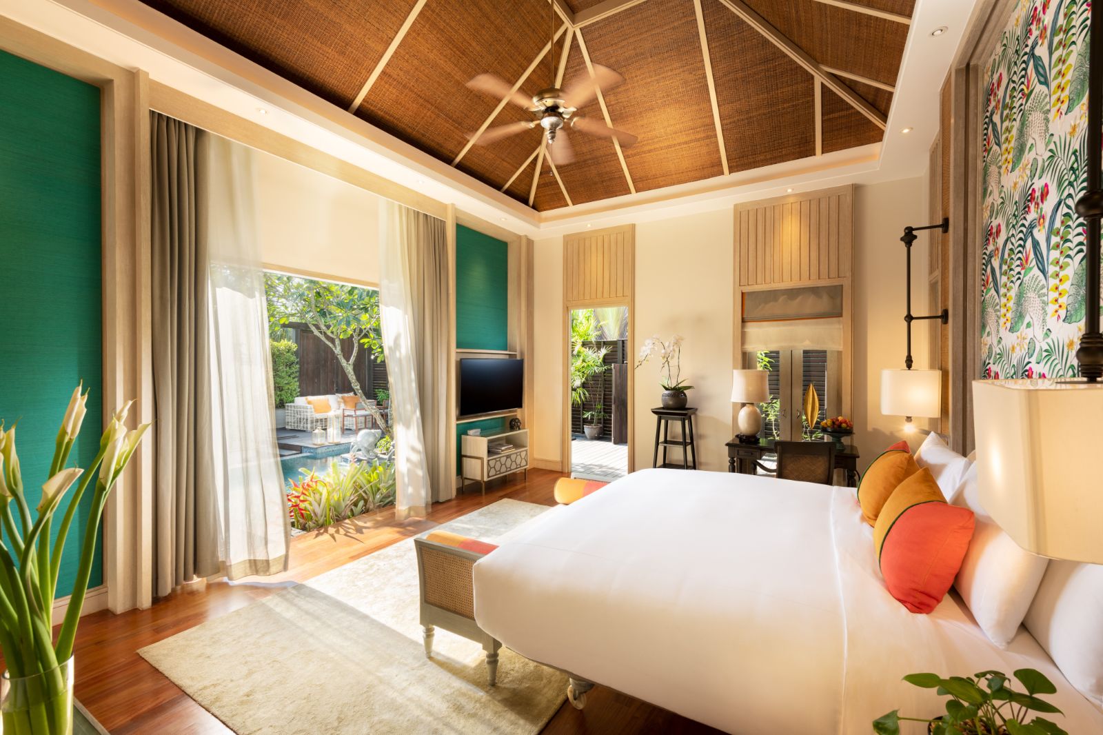 Royal Villa guest room at Anantara Mai Khao Phuket Villas in Thailand