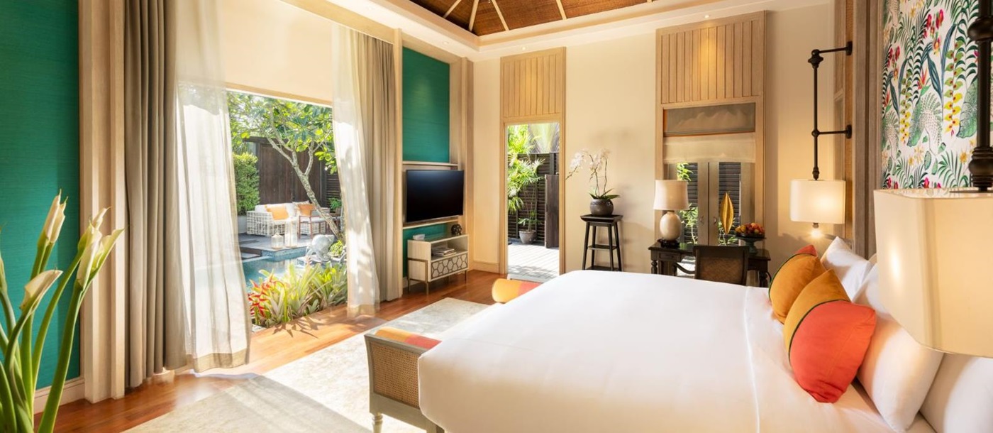 Royal Villa guest room at Anantara Mai Khao Phuket Villas in Thailand