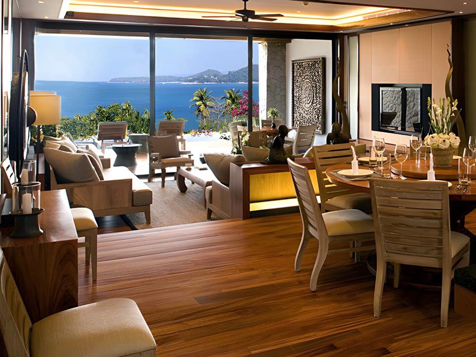 Guest suite living area at Andara Resort & Villas in the Phuket region of Thailand