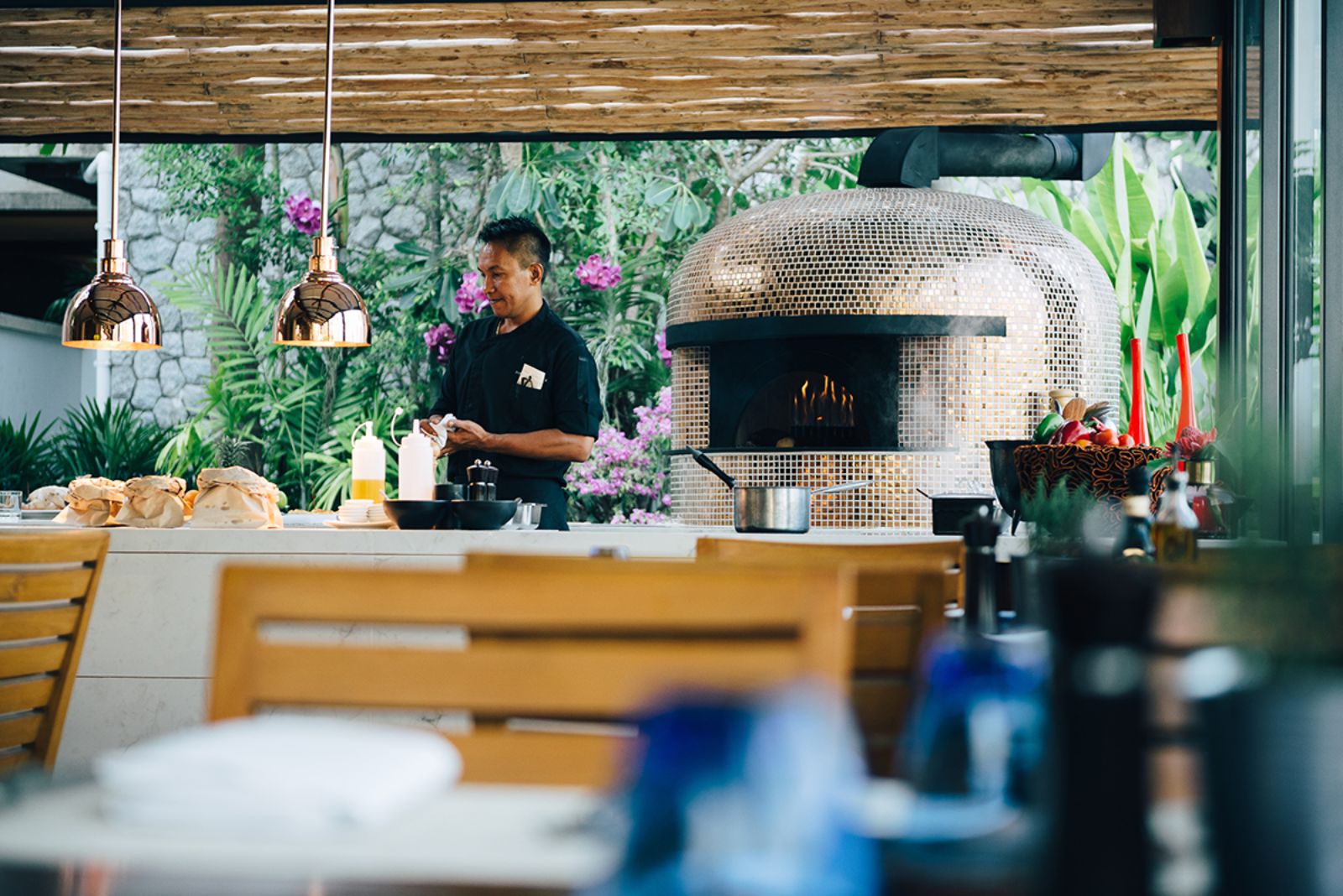 Restaurant chef at Andara Resort & Villas in the Phuket region of Thailand