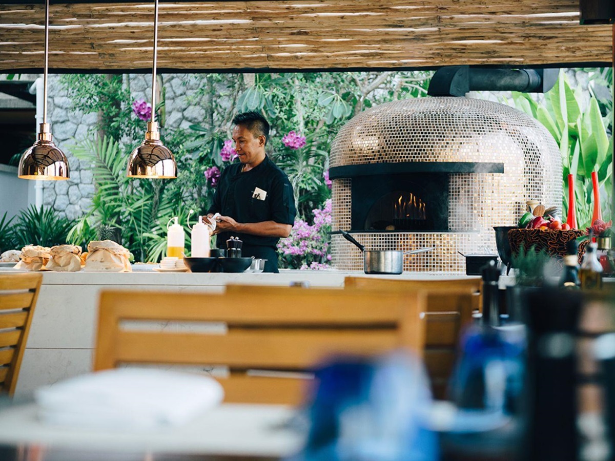 Restaurant chef at Andara Resort & Villas in the Phuket region of Thailand