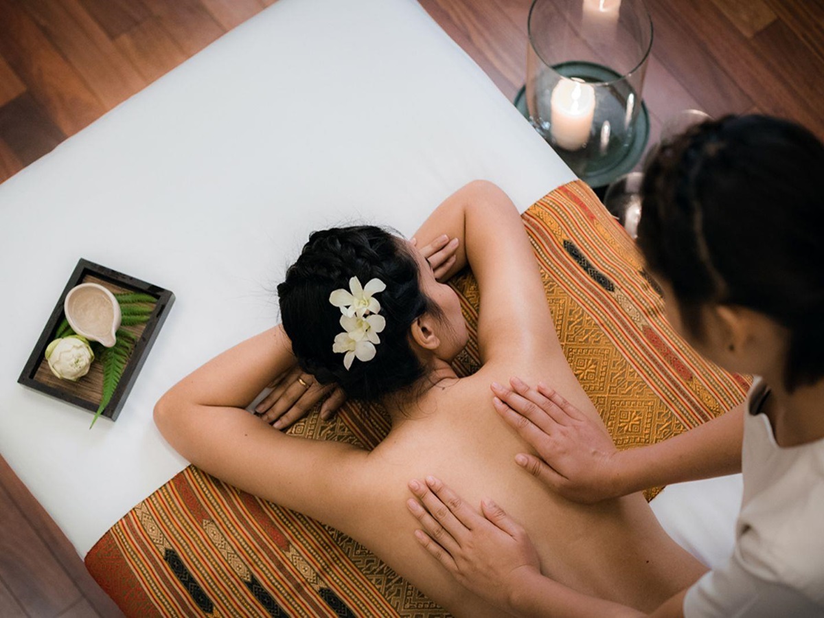 Spa massage at Andara Resort & Villas in the Phuket region of Thailand