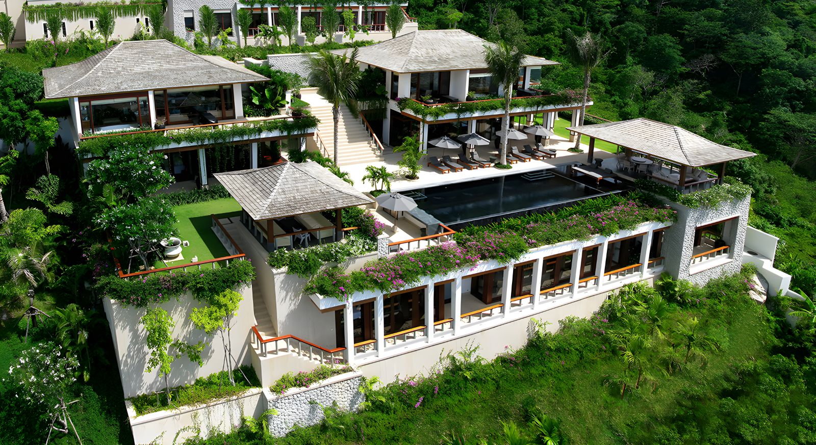 Exterior view of villa at Andara Resort & Villas in the Phuket region of Thailand
