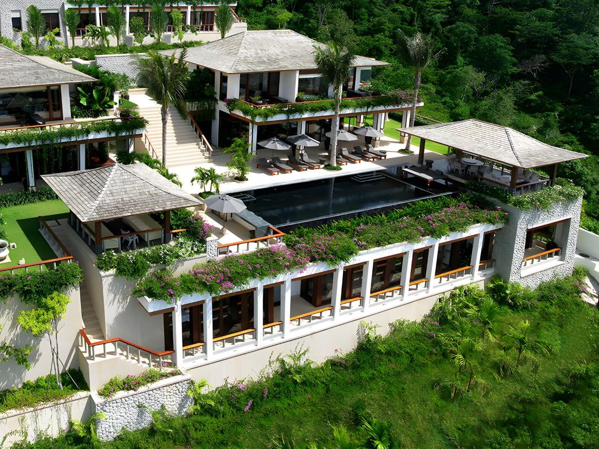 Exterior view of villa at Andara Resort & Villas in the Phuket region of Thailand