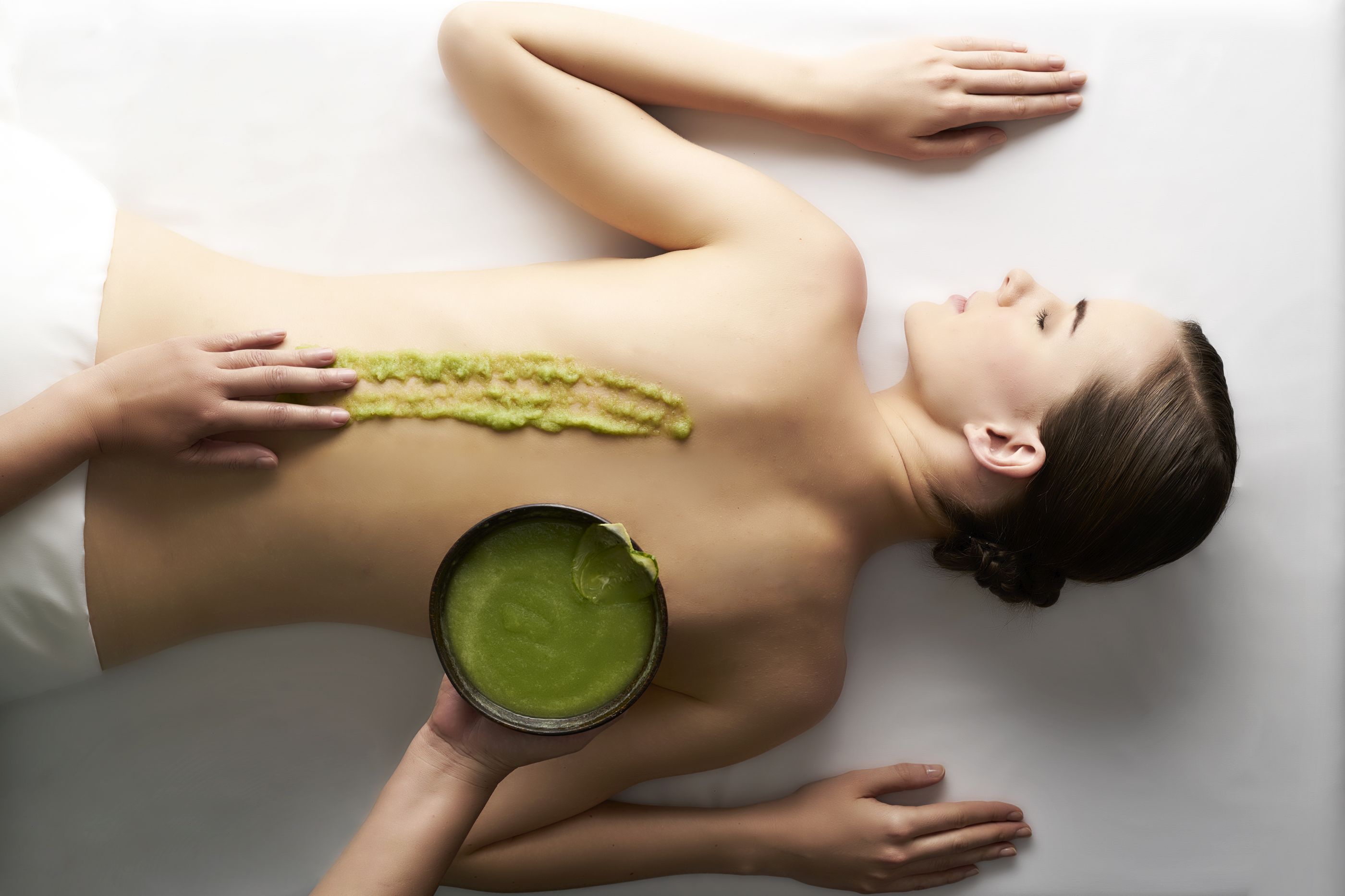 aloe body mask at chiva som, thailand