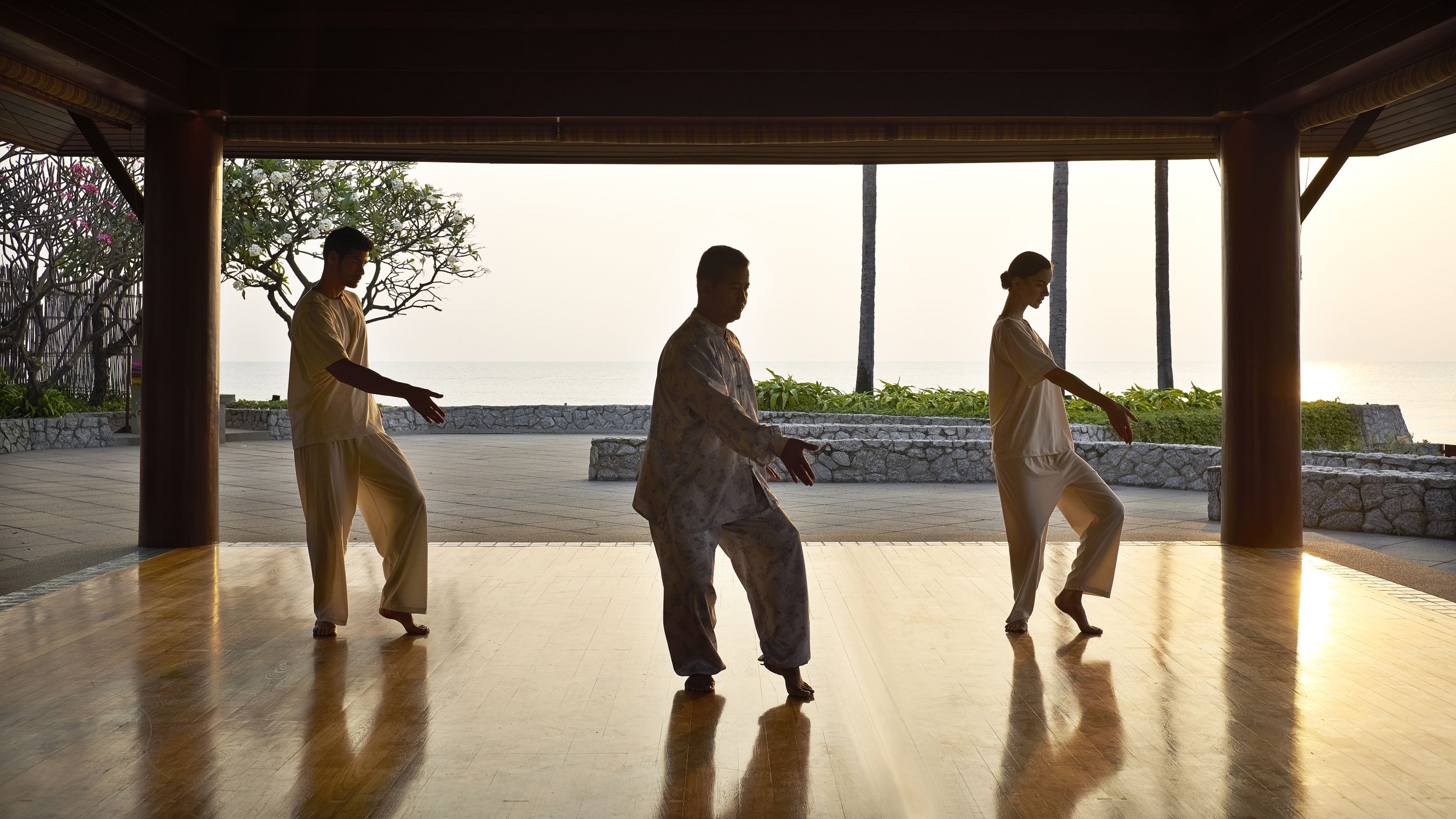 tai chi at chiva som, thailand