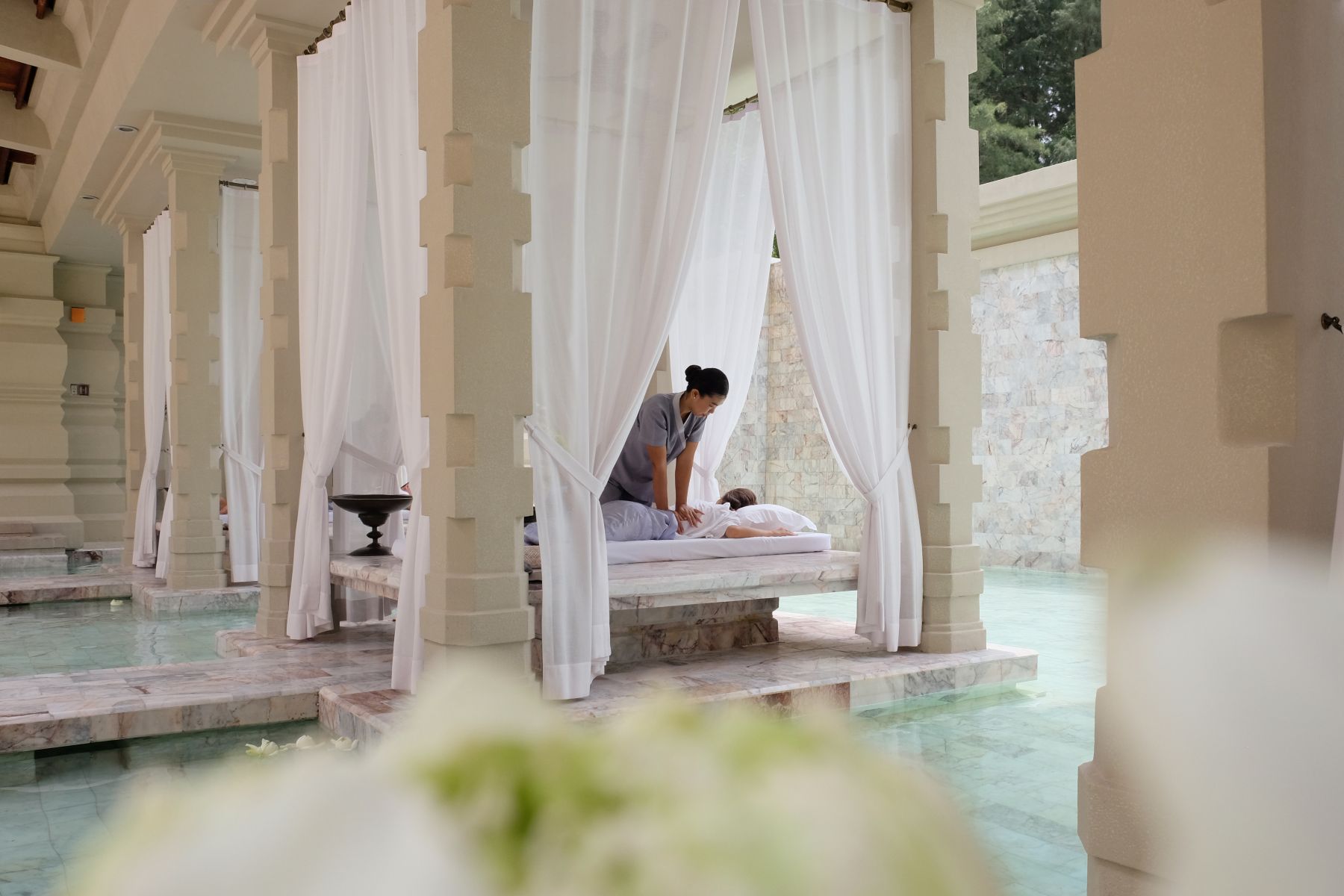 Spa treatment at Devasom Khao Lak in Thailand