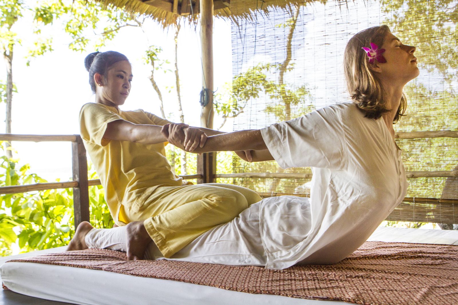Spa treatment at at luxury wellness resort Kamalaya in Thailand
