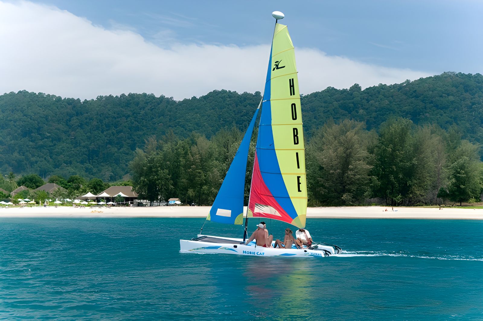 Water sports on the grounds surrounding Layana Resort & Spa in the Koh Lanta region of Thailand