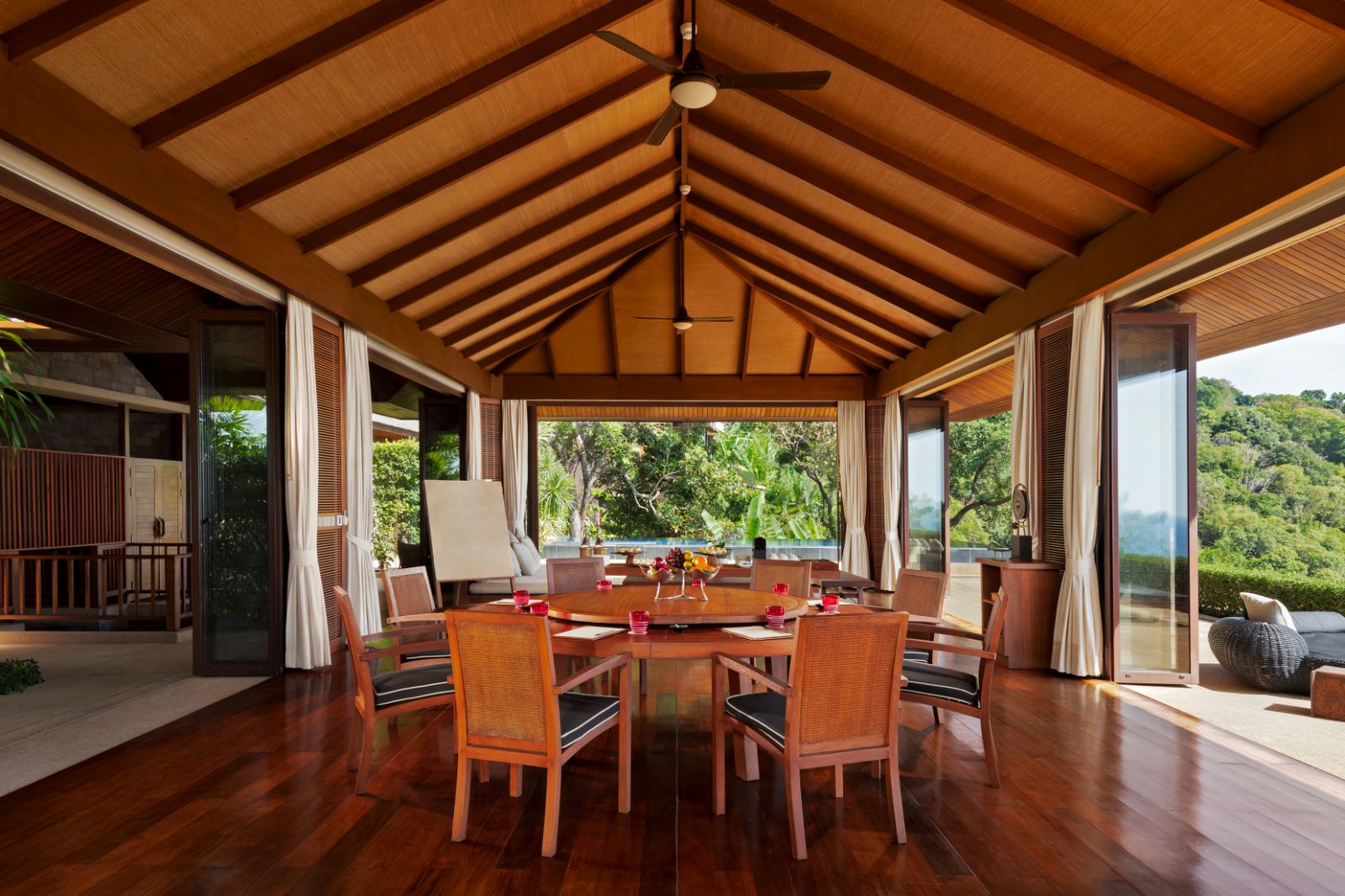 Grand Residence Pool Villa dining area at Paresa resort in the Phuket region of Thailand