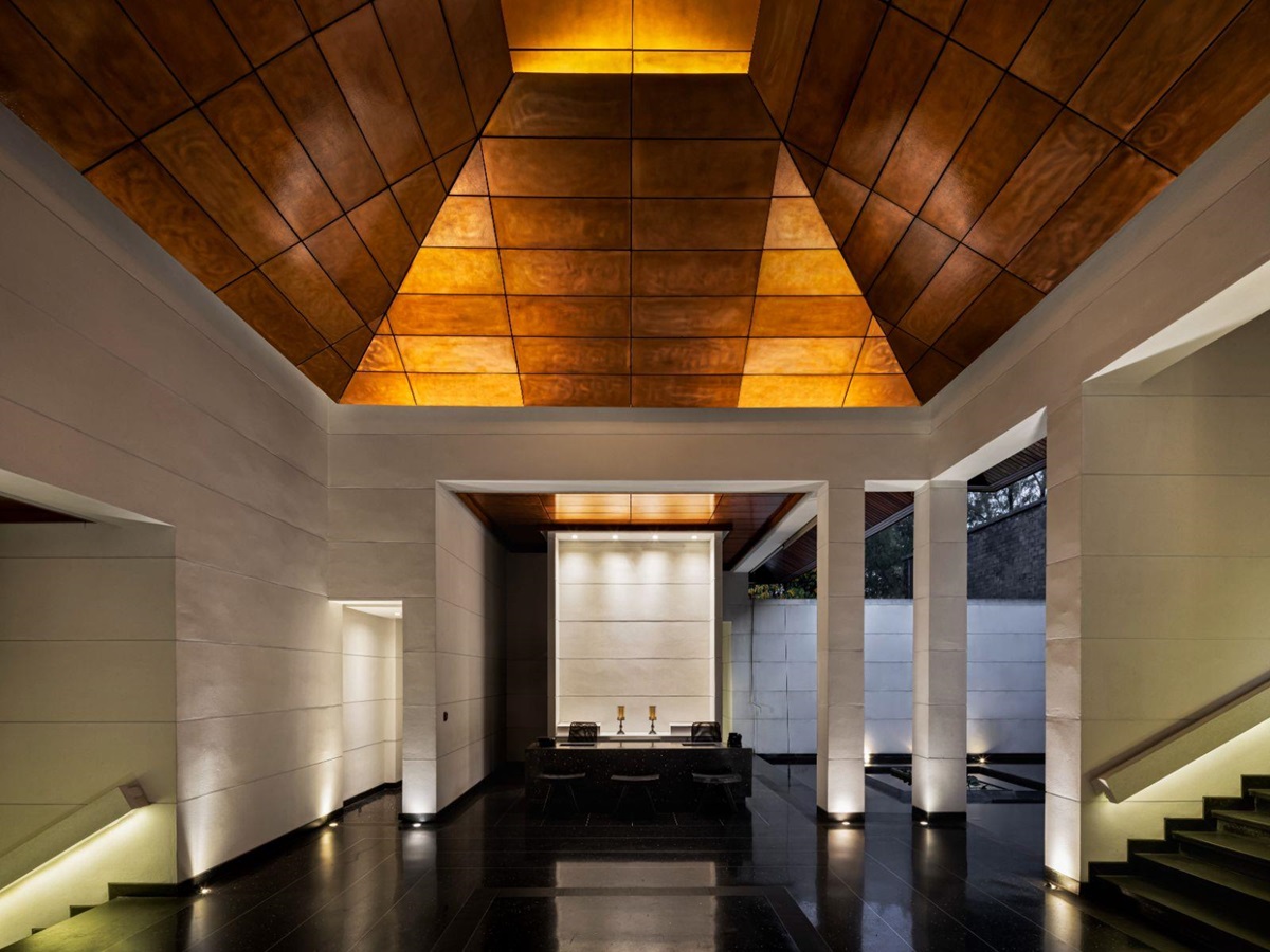 Lobby room at Paresa resort in the Phuket region of Thailand