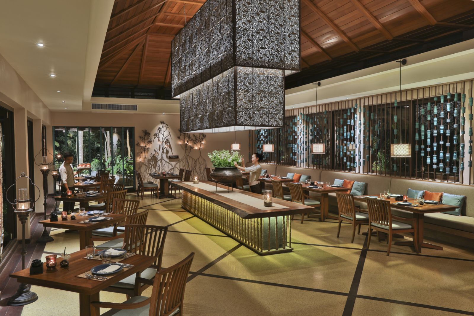 Spice n rice restaurant at luxury resort Pimalai 