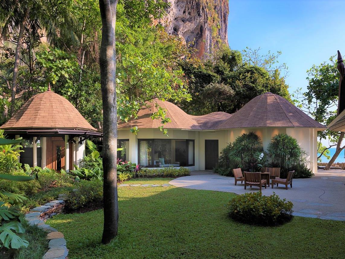 The Rayavadee Villa exterior at Rayavadee in the Krabi region of Thailand