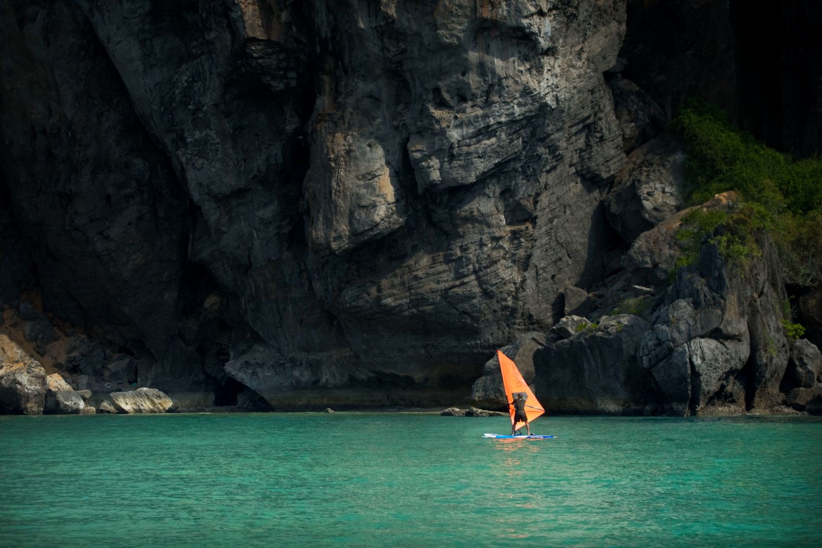 Watersports near the grounds of Rayavadee in the Krabi region of Thailand