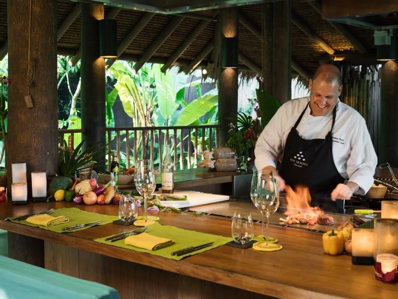 Chef's table dining experience at luxury resort six sense yao noi