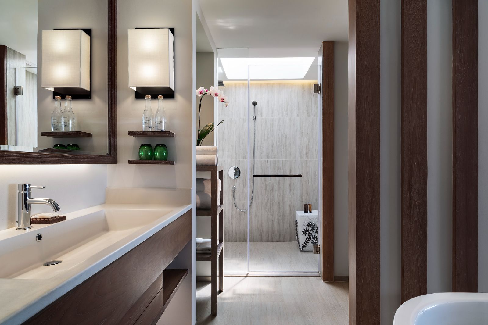Guest suite bathroom at The Nai Harn resort in the Phuket region of Thailand