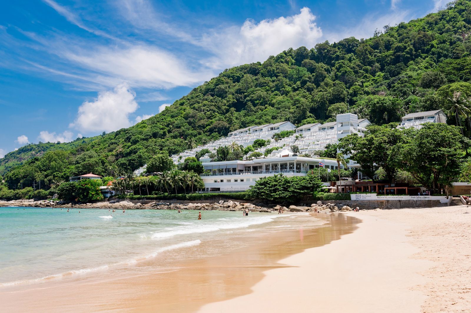 Exterior view of The Nai Harn and beach in the Phuket region of Thailand