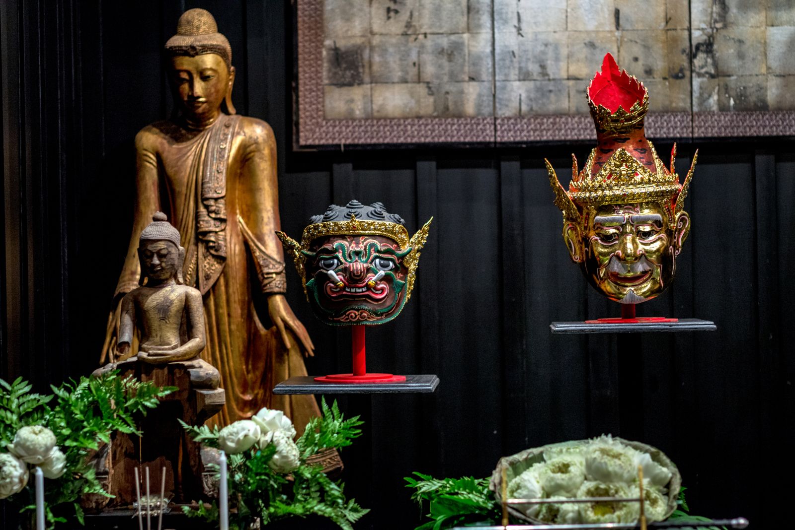 Traditional tattoo studio at the Siam Hotel in Bangkok