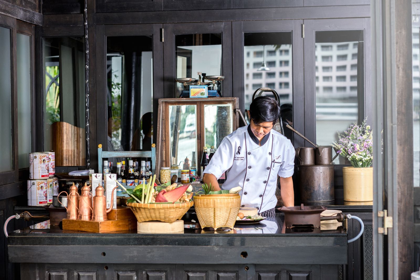 Thai cookery class at the Siam Hotel in Bangkok