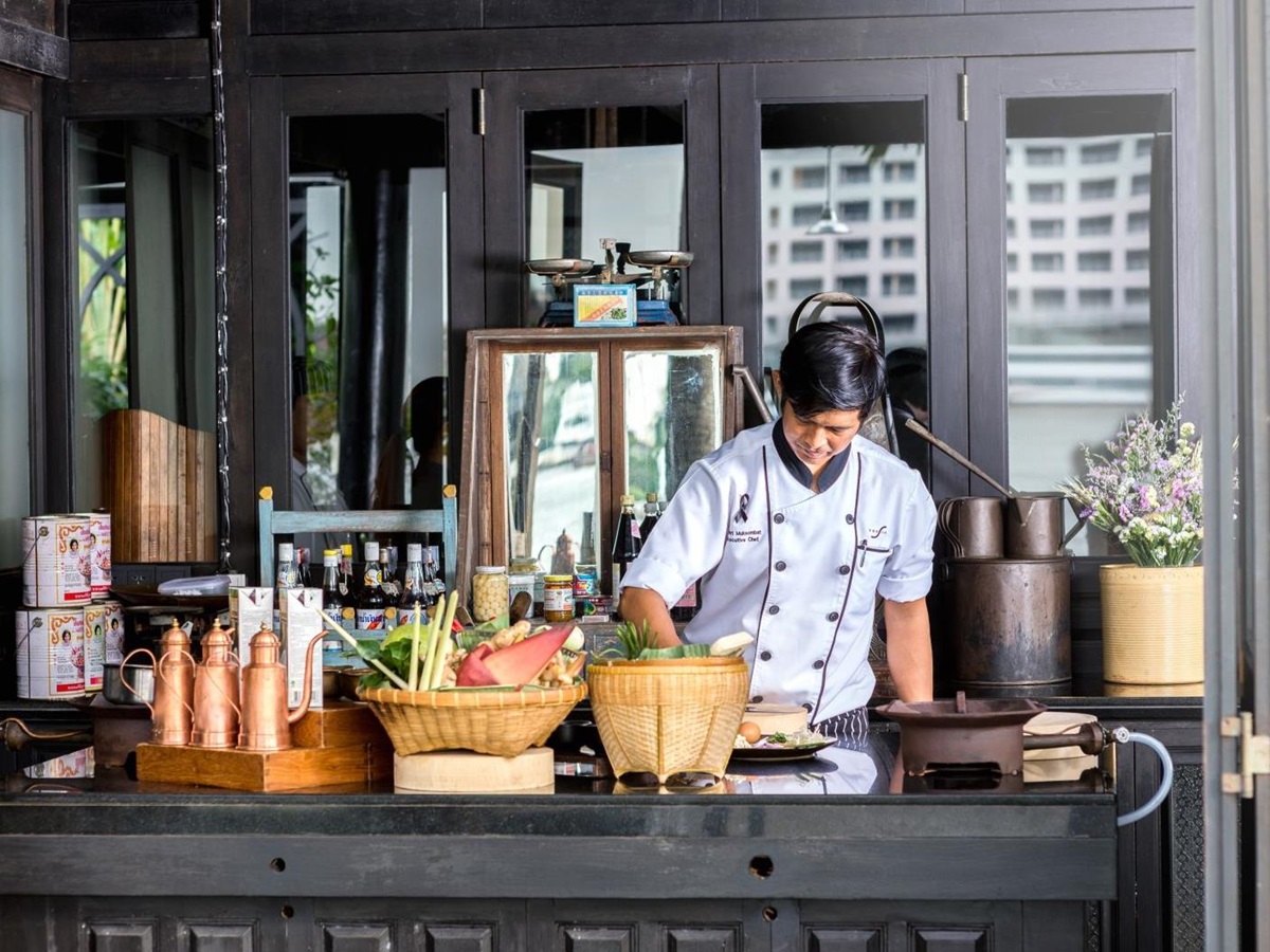 Thai cookery class at the Siam Hotel in Bangkok