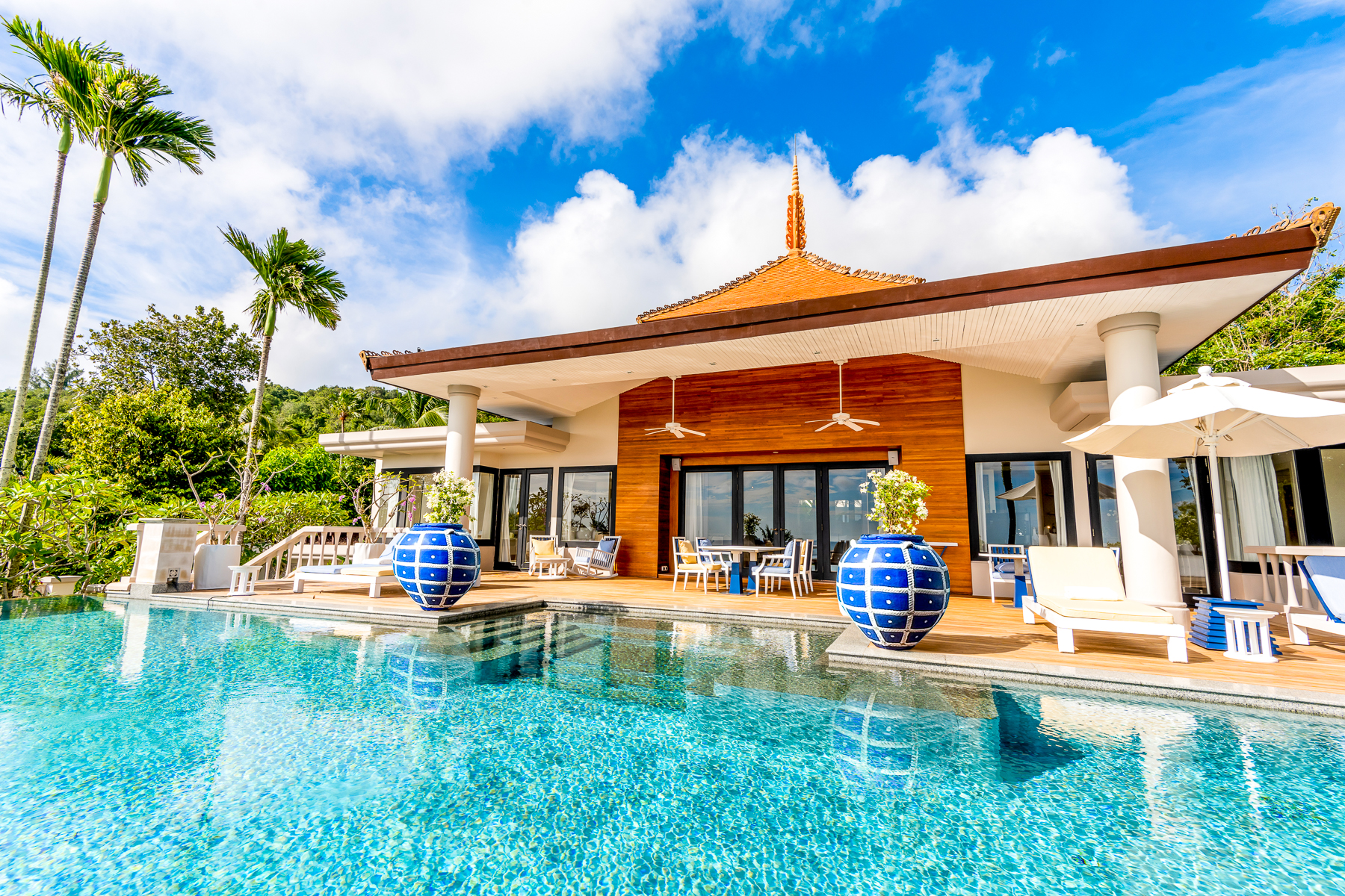 Villa pool at Trisara on Phuket