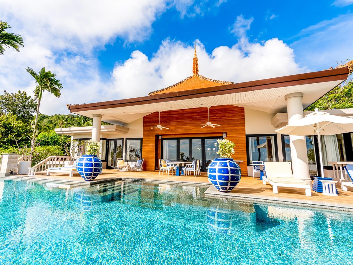 Villa pool at Trisara on Phuket