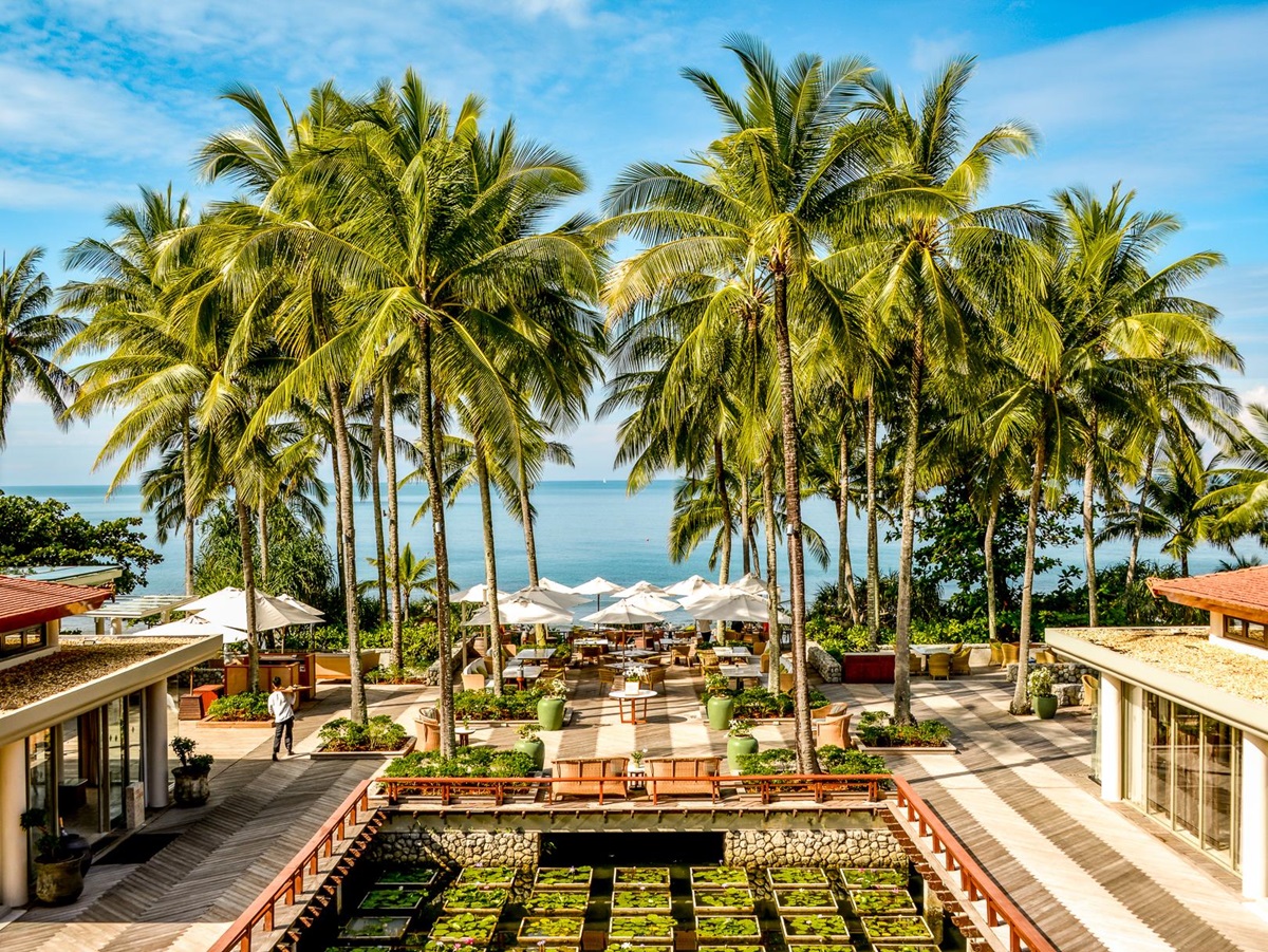 View of the resort at Trisara on Phuket