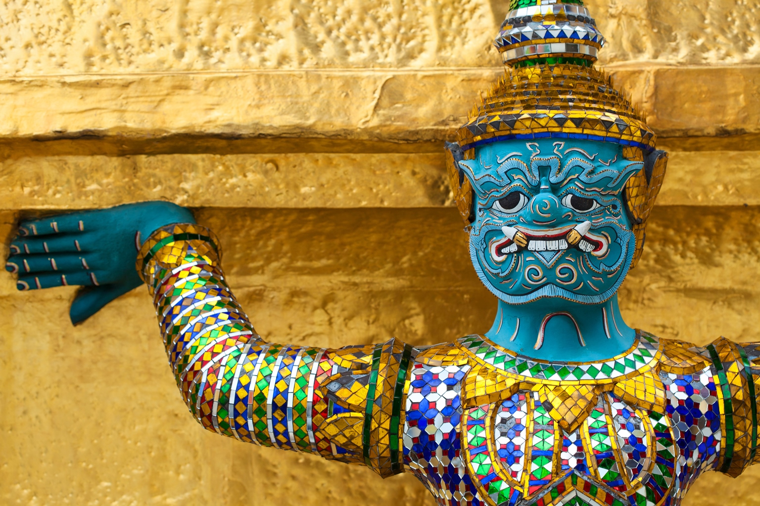 Statue at Bangkok Grand Palace, Thailand