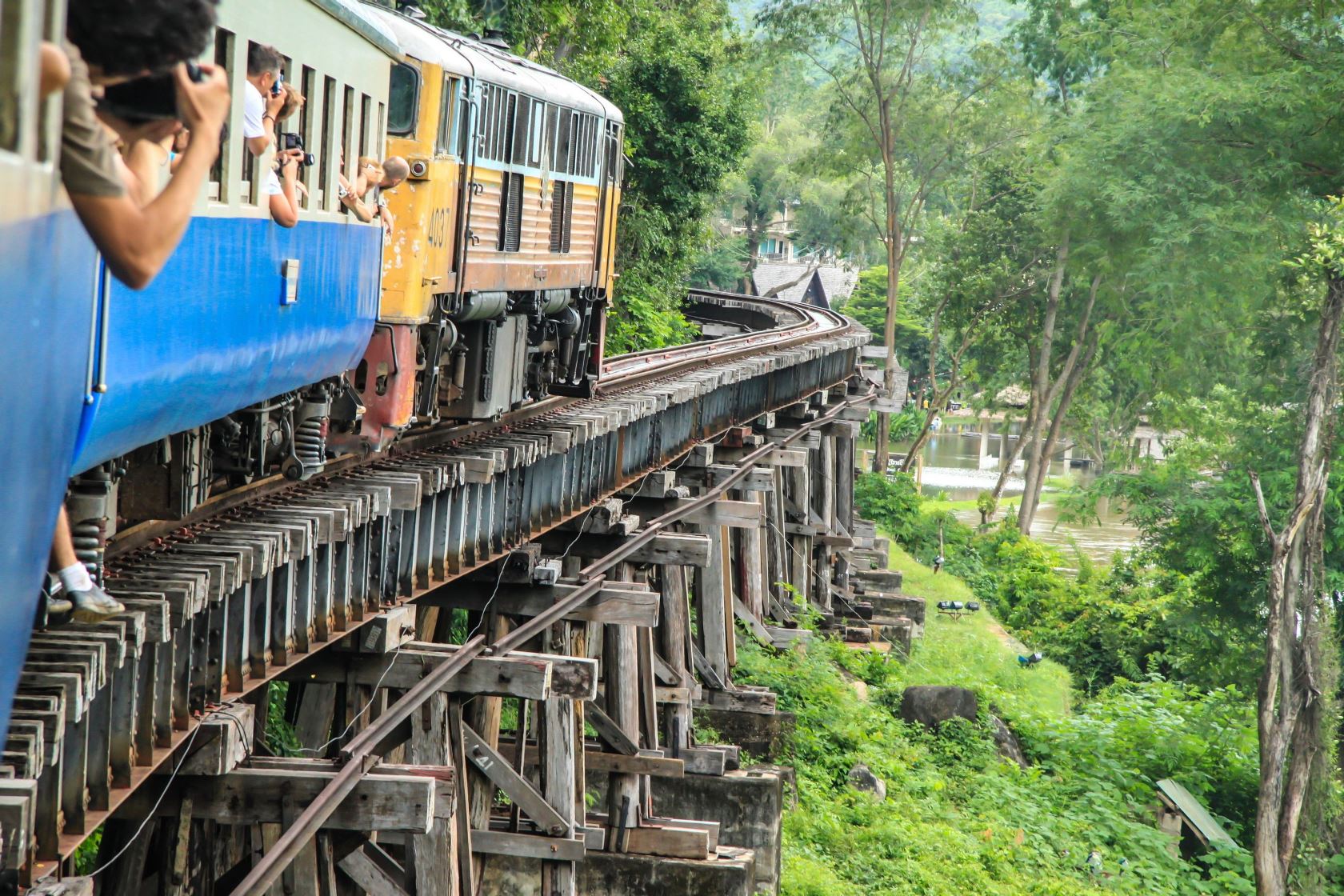 kwai bridge kanchanaburi, thailand