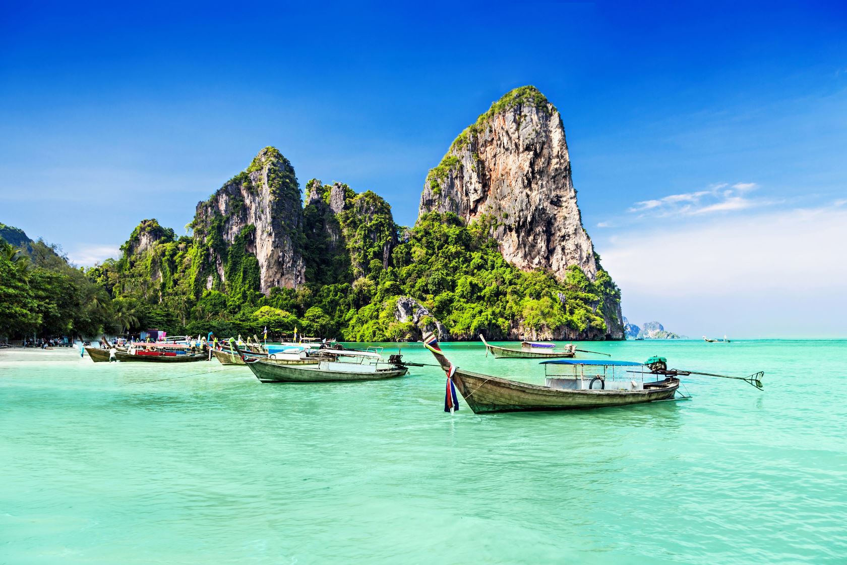 longtail boats, thailand