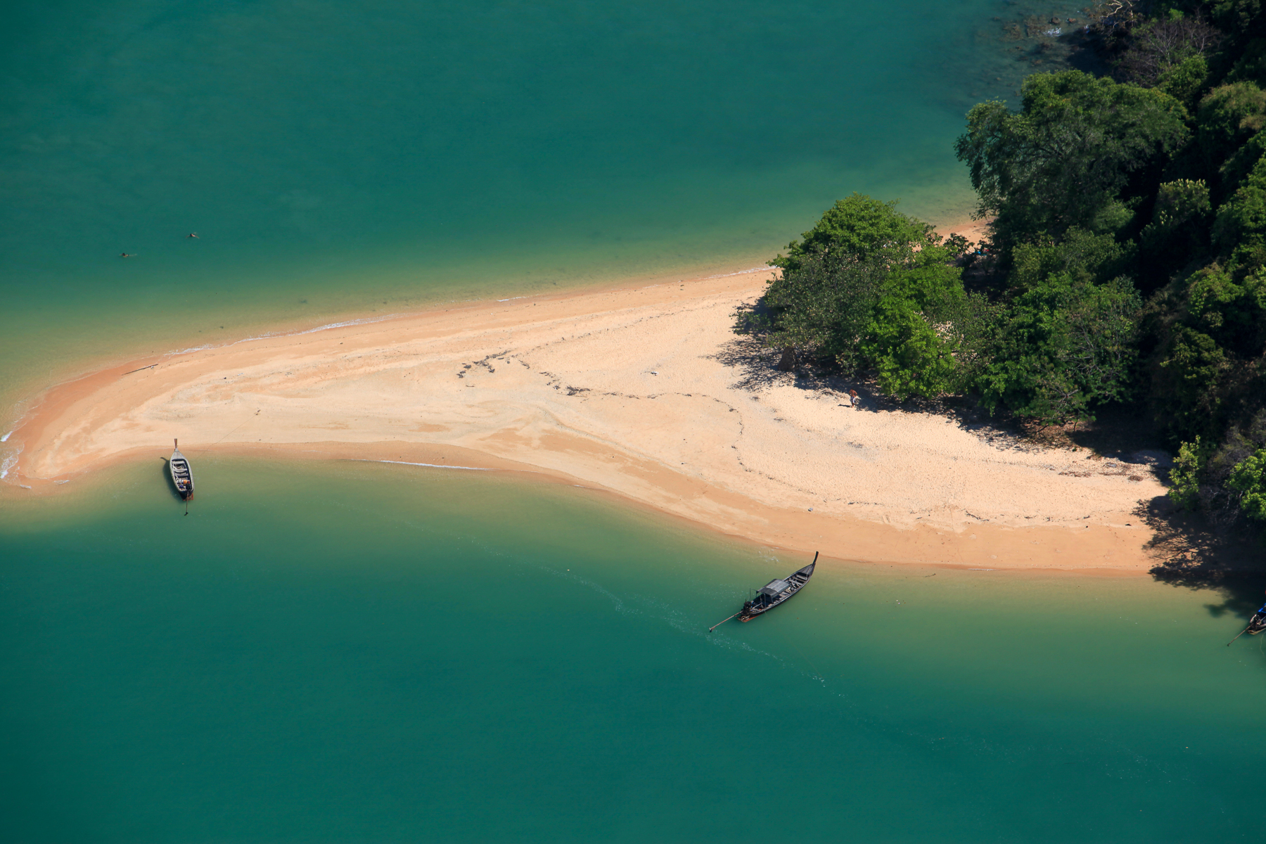 Aerial view of Phang Nga Bay's Six Senses Yao Noi