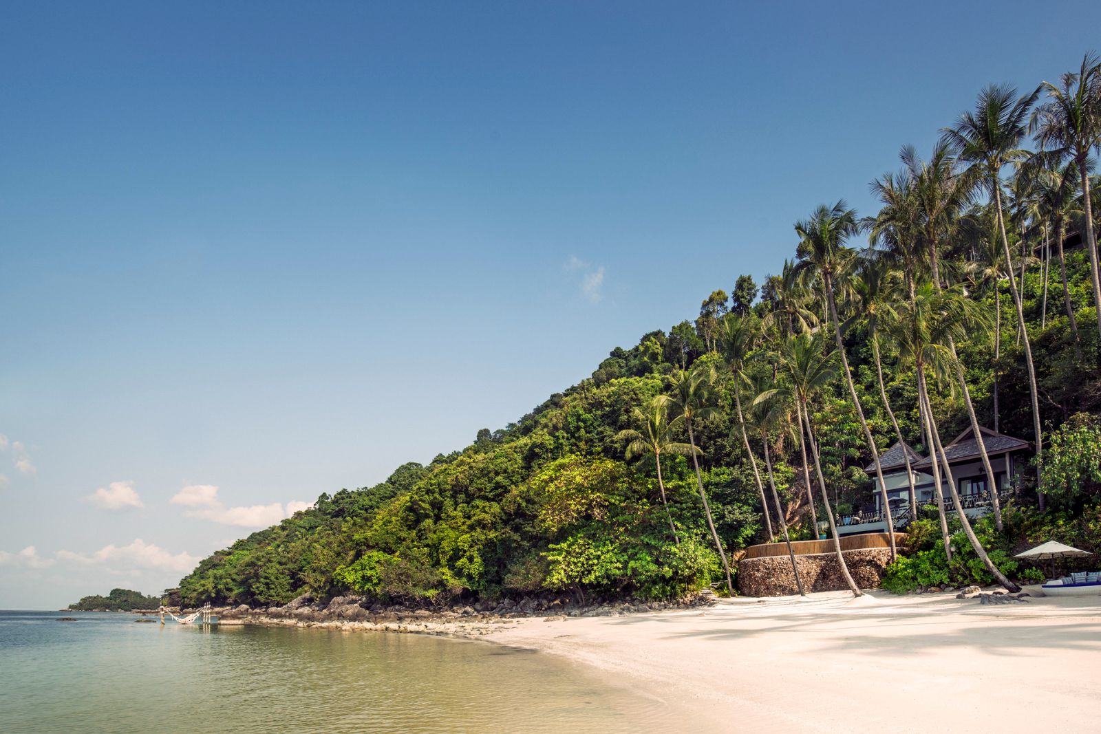 Four Seasons Koh Samui beach on the island of Koh Samui in Thailand
