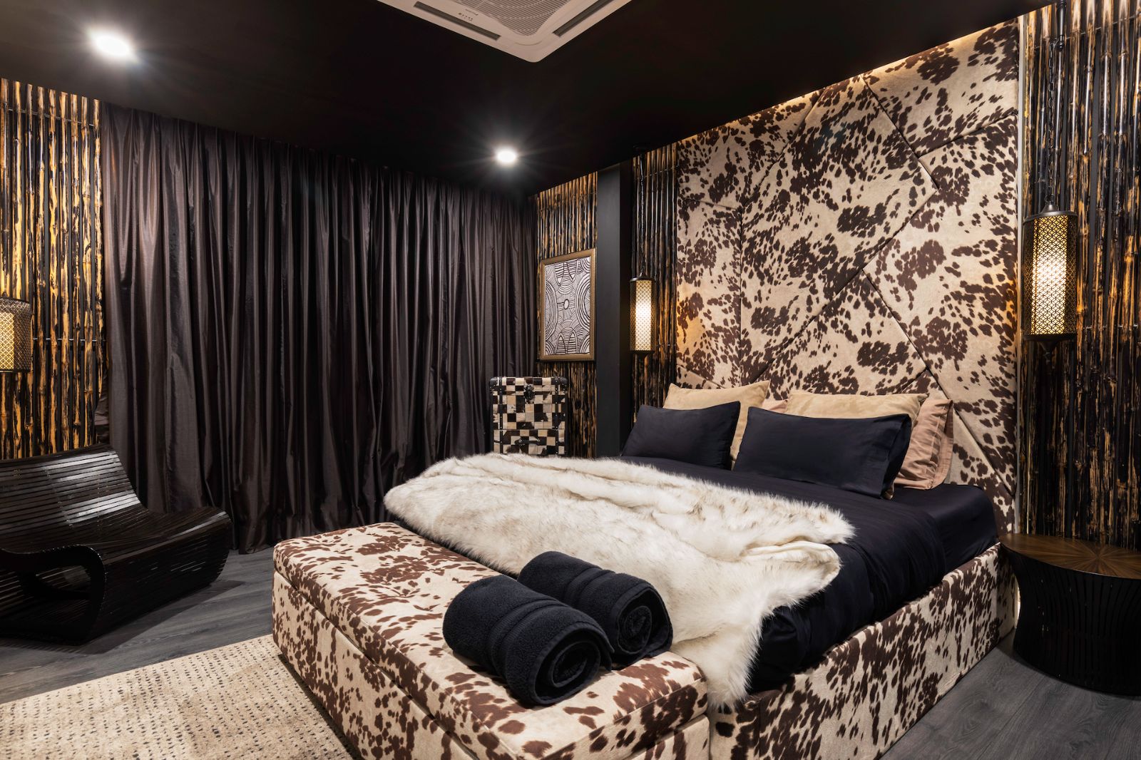 African guest suite at Palm Villa in Thailand's Chiang Mai region